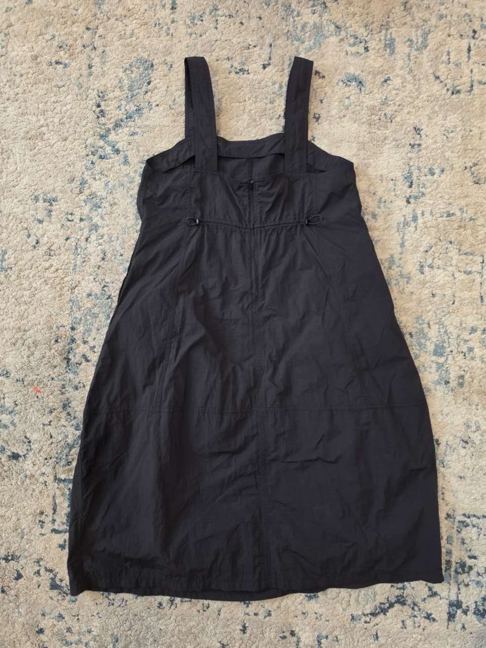 Classic Black Sundress with Wide Straps